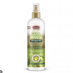 AFRICAN PRIDE Olive Miracle Curl Refresher Leave-In Spray 12oz