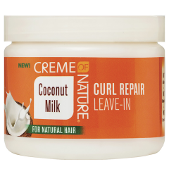 CREME OF NATURE Coconut Milk CURL REPAIR Leave-in jar 11,5oz