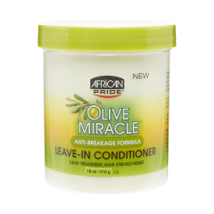 AFRICAN PRIDE Olive Miracle Leave-in Conditioner Jar 16oz