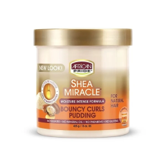 AFRICAN PRIDE Shea Miracle Bouncy Curls PUDDING 15 oz