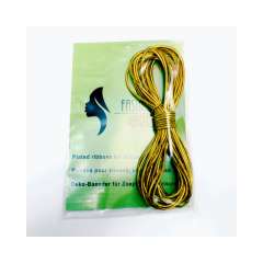 Ribbons Elastic for braids - Fashion Girl. 550cm -Gold.