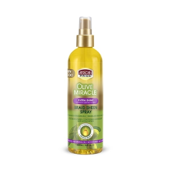 AFRICAN PRIDE Olive Miracle Extra Shine braid Spray 12oz