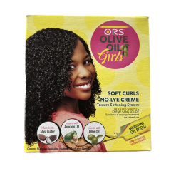 ORS Girls Soft Curls No-Lye Cream - Text.Soft.Kit