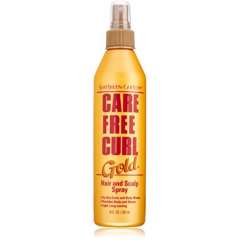 CARE FREE CURL GOLD hair & scalp Spray