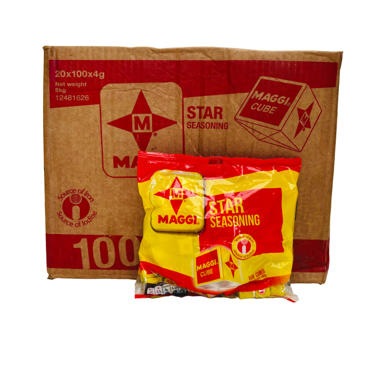 Maggi - Star Seasoning cubes (100) - 20x100x4g (sold per CARTON)
