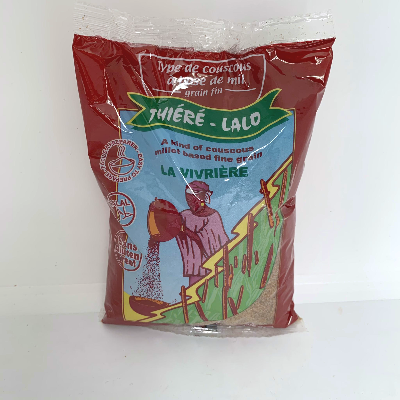THIÉRÉ-LALO Couscous de Mil Grain Fin - La Vivrière - 10x400g