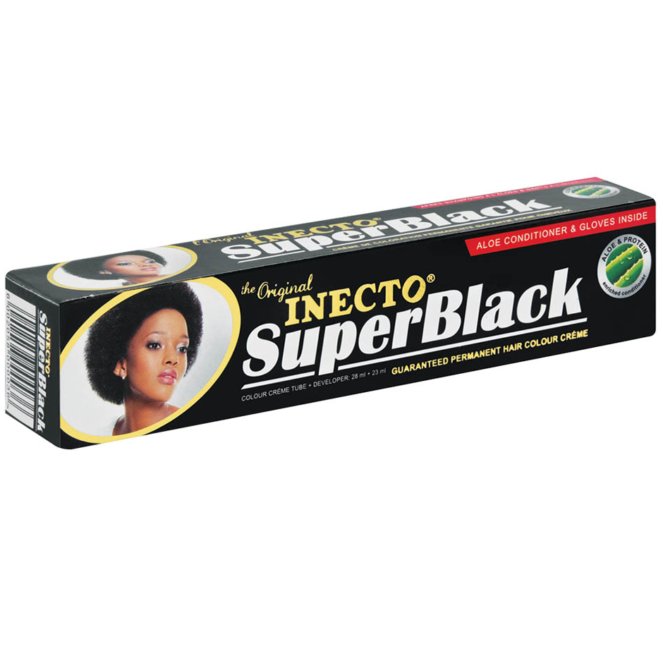Inecto SuperBlack Teinture/colort. Permanent - tube 6x28ml