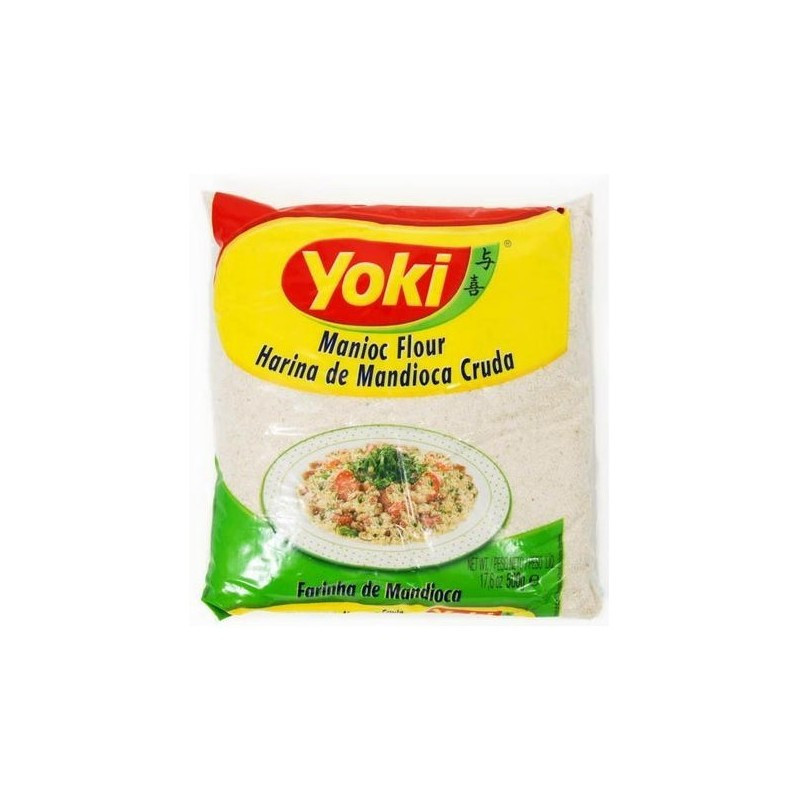 Yoki - Harina de Mandioca CRUA / Manioc Cassava Flour 'Raw' - 500g