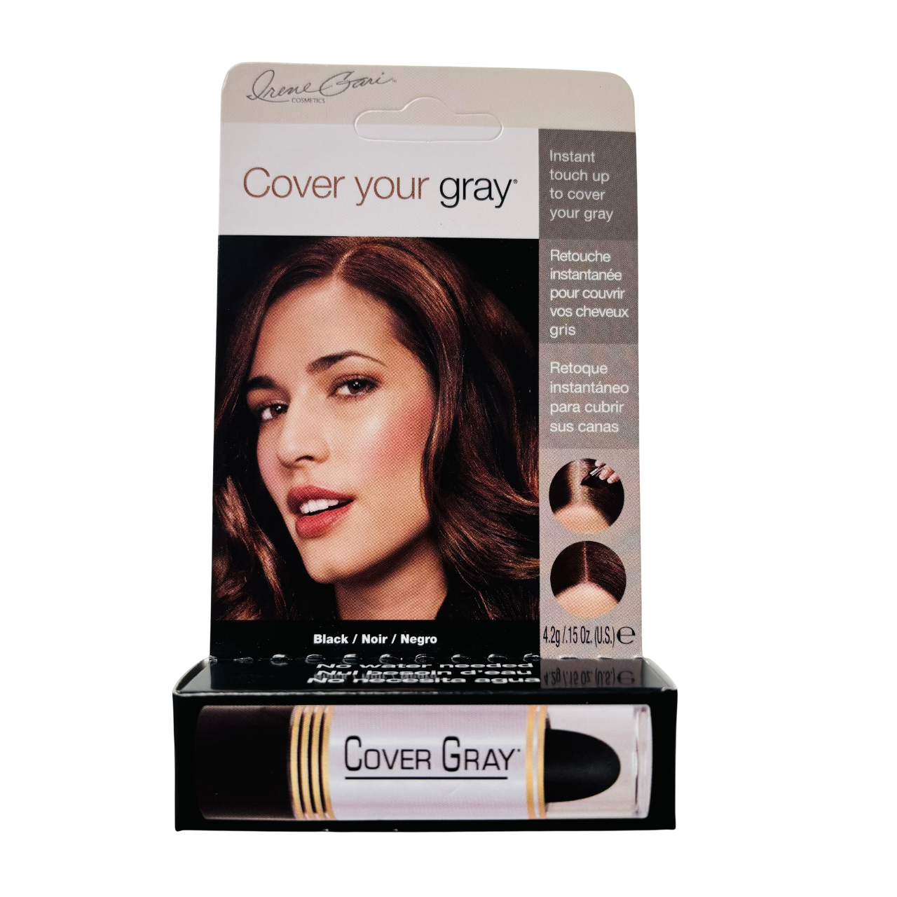 Irene Gari - Cover Your Gray Instant Touch-up STICK #0113 Black (Natural)