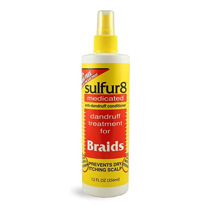 SULFUR 8 - Dandruff Treatment Braids Spray - 12oz