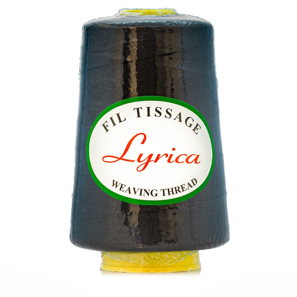 Lyrica - Weaving Thread CONE Long BLACK - 1pc