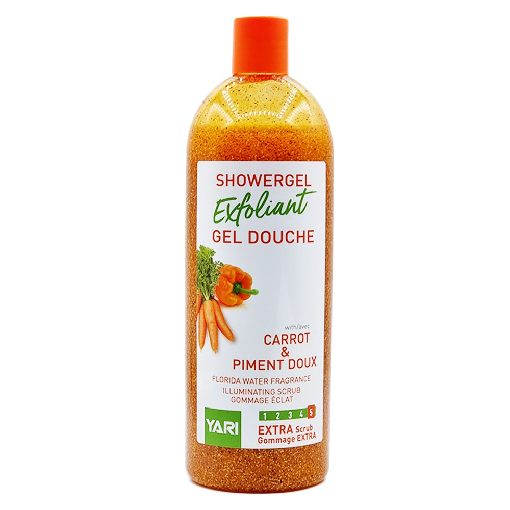 YARI - Exfoliant SHOWERGEL Carrot & Piment Doux - 1000ml