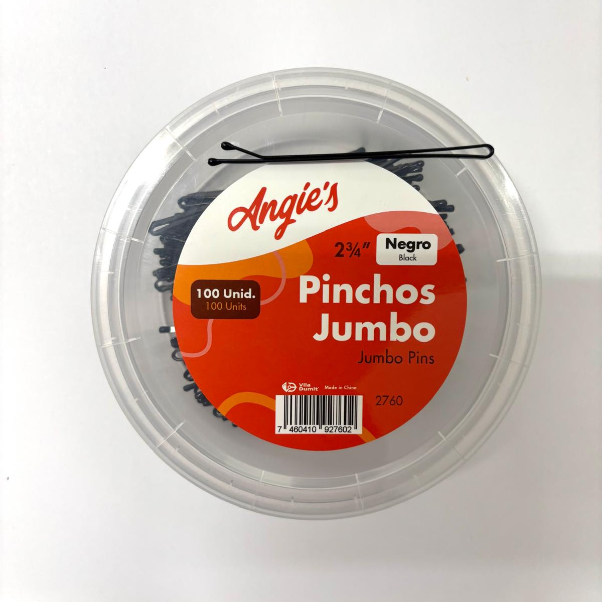 Angie's - Hair JUMBO Pins Black #2760 - 100pcs