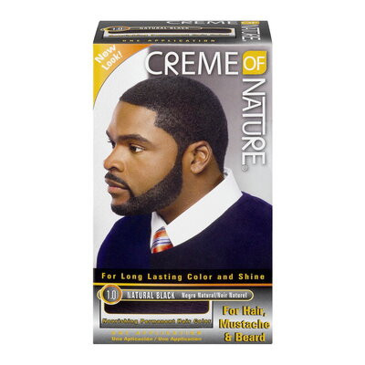CREME OF NATURE Hair/Beard Color MEN - #1.0 Natural BLACK (Bigbeard)