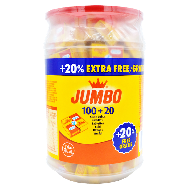 Jumbo TABLETS w/Vitamin A - JAR 100+20%Free x10g