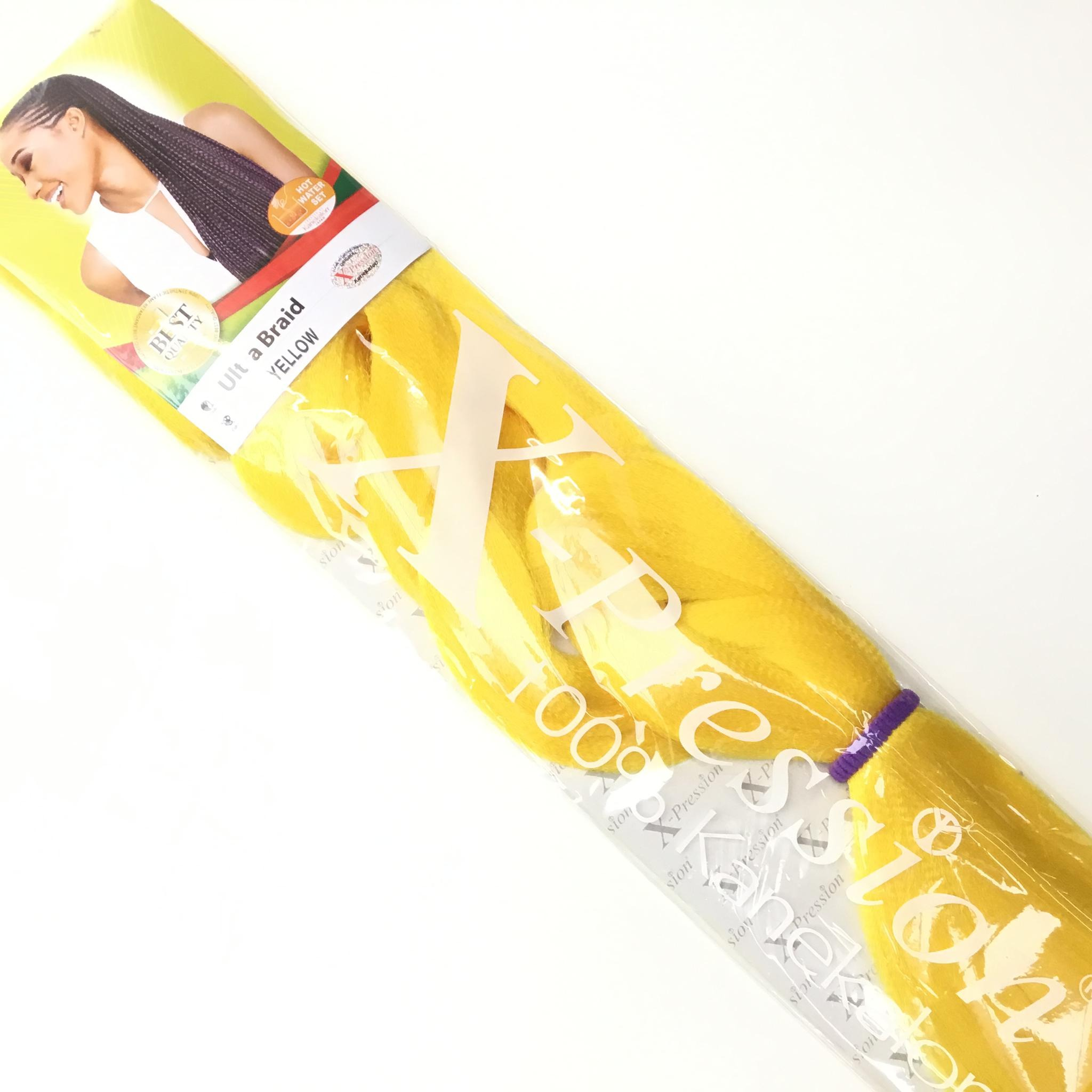 X-Pression Ultra Braid  #YELLOW