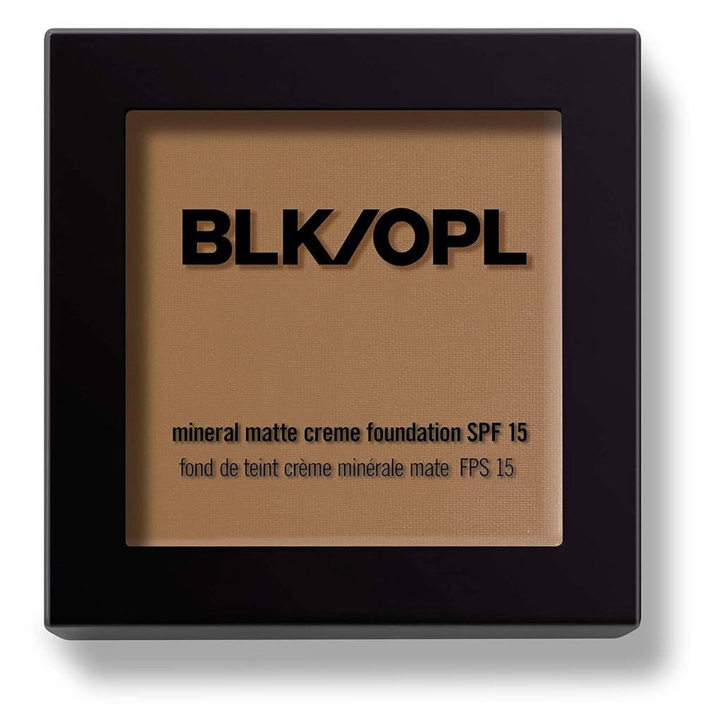 Black Opal - Mineral Matte CREME Powder Foundation SPF15 #1268-013 CAROB (black case) - pack 2 x 8.5g