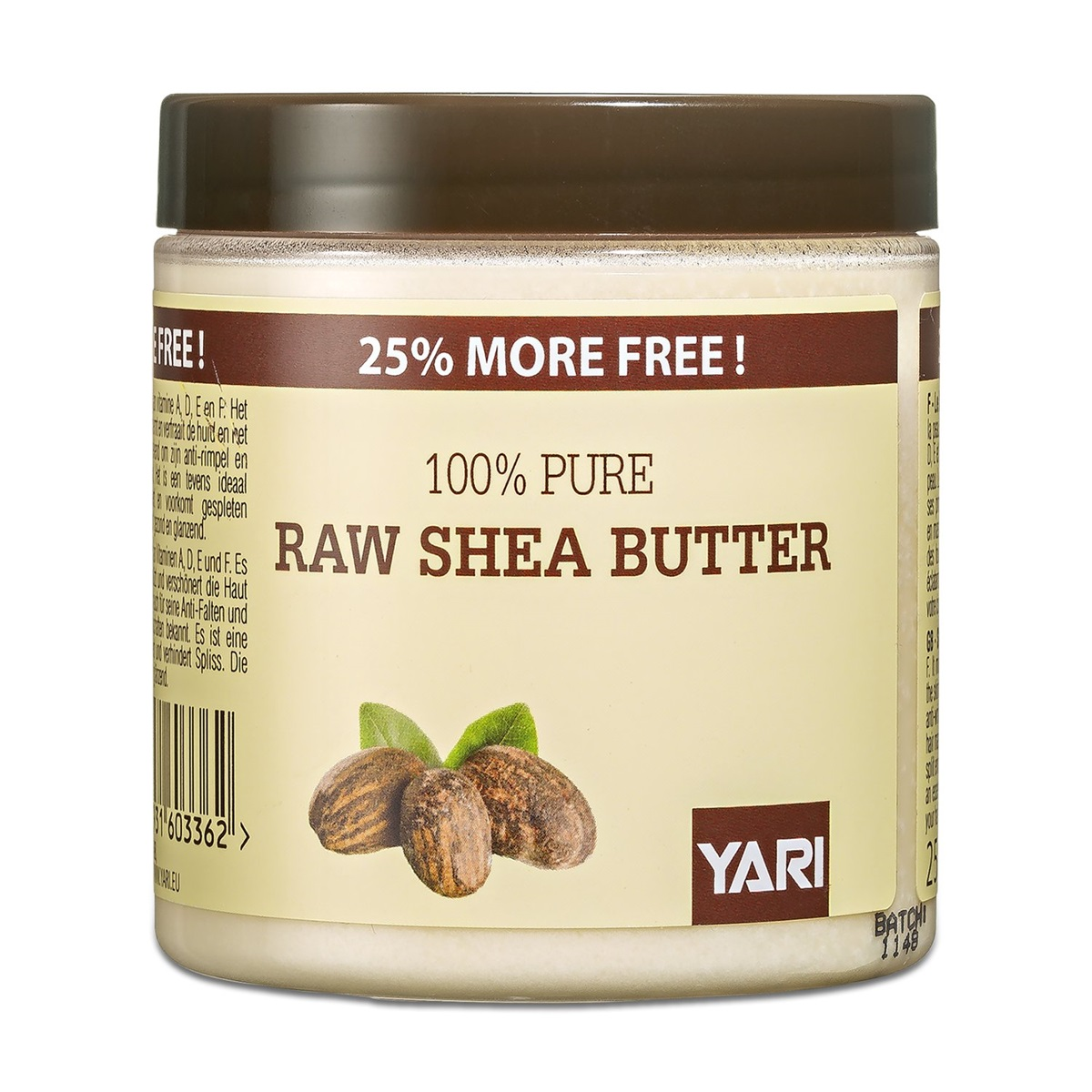 YARI - 100% Pure Raw Shea Butter Creme Pure - (jar) 250ml