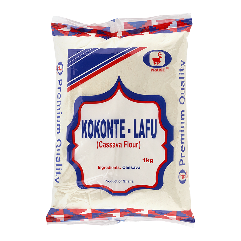 Kokonte-Lafu Cassava Flour - Praise - Carton 12x1kg