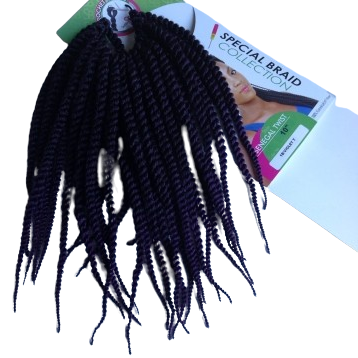 SENEGAL TWIST SuBlime Crochet Braid - 10'' #1B/Violet F