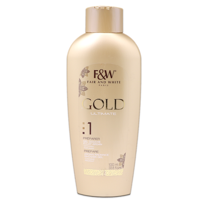 Fair&White - GOLD Shower Gel ARGAN Phase 1 - 1000ml