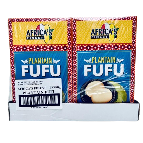 Plantain Fufu - Africa's Finest - pack 6x 680g