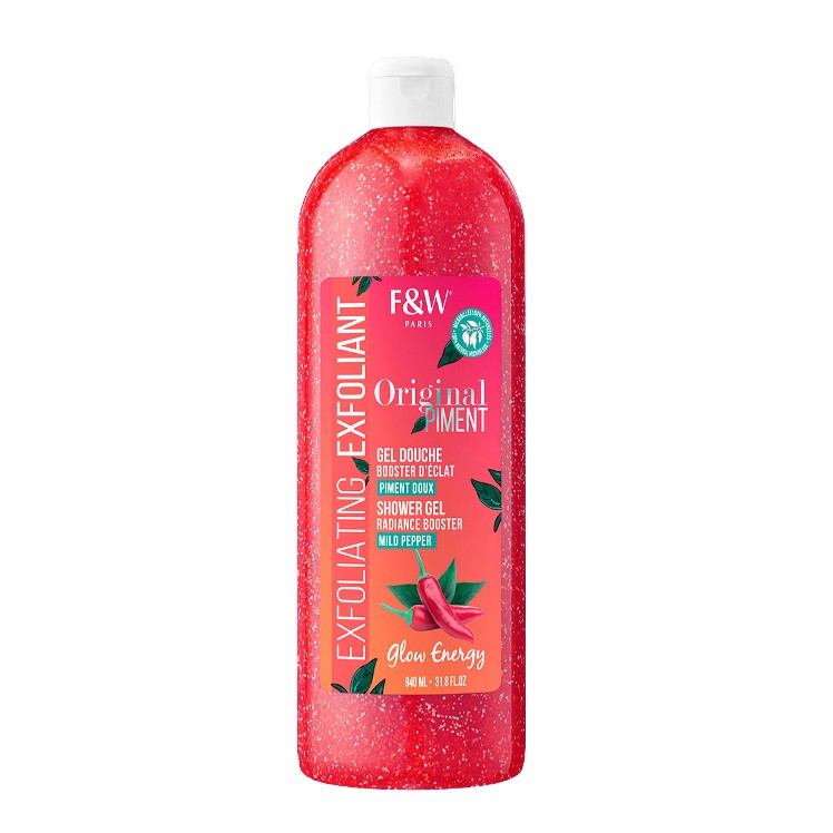 Fair&White - ORIGINAL Gel Douche Booster d'Eclat au PIMENT DOUX - 940ml