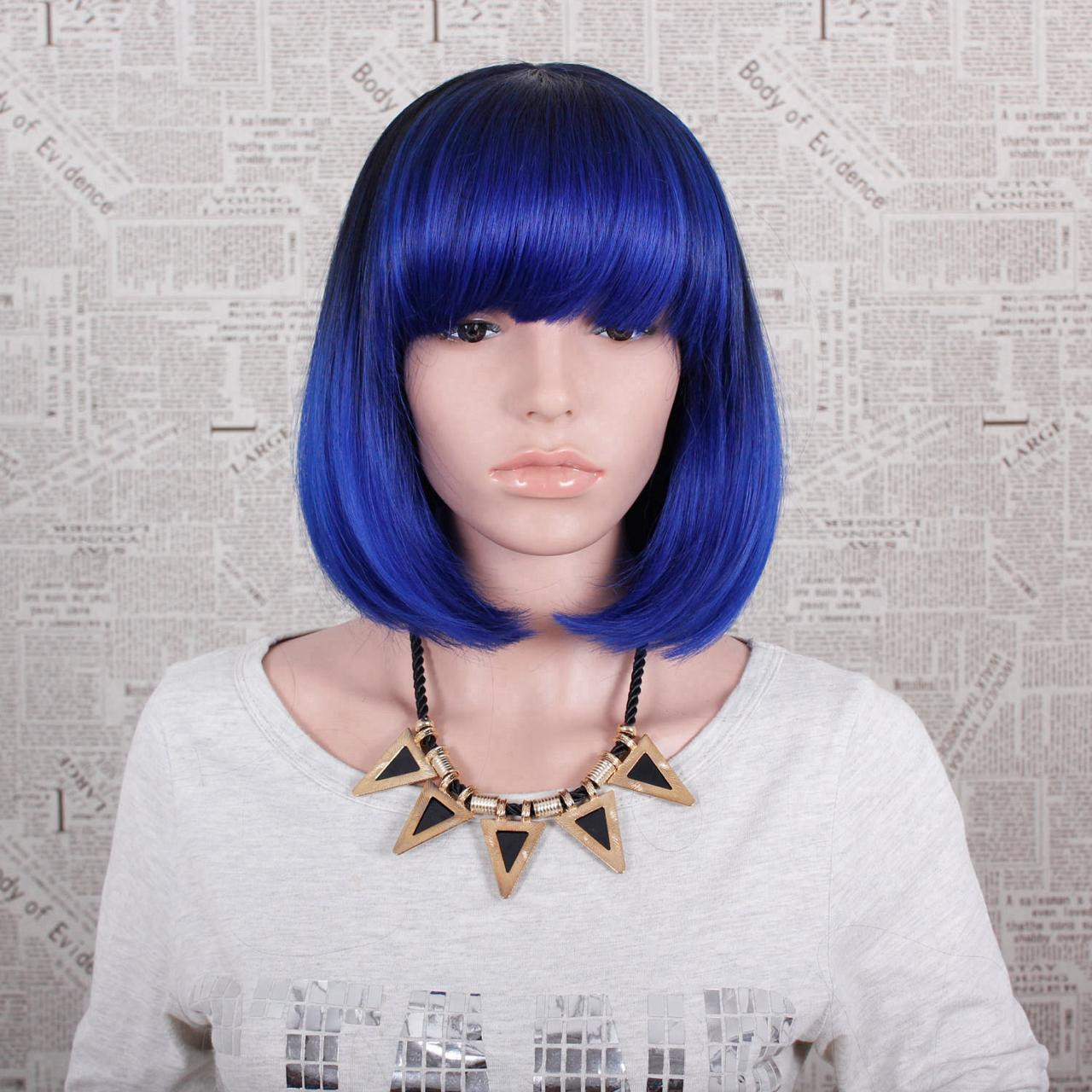 Synth. Wig - Fashion Girl SMW A19-3 FRED - BLUE