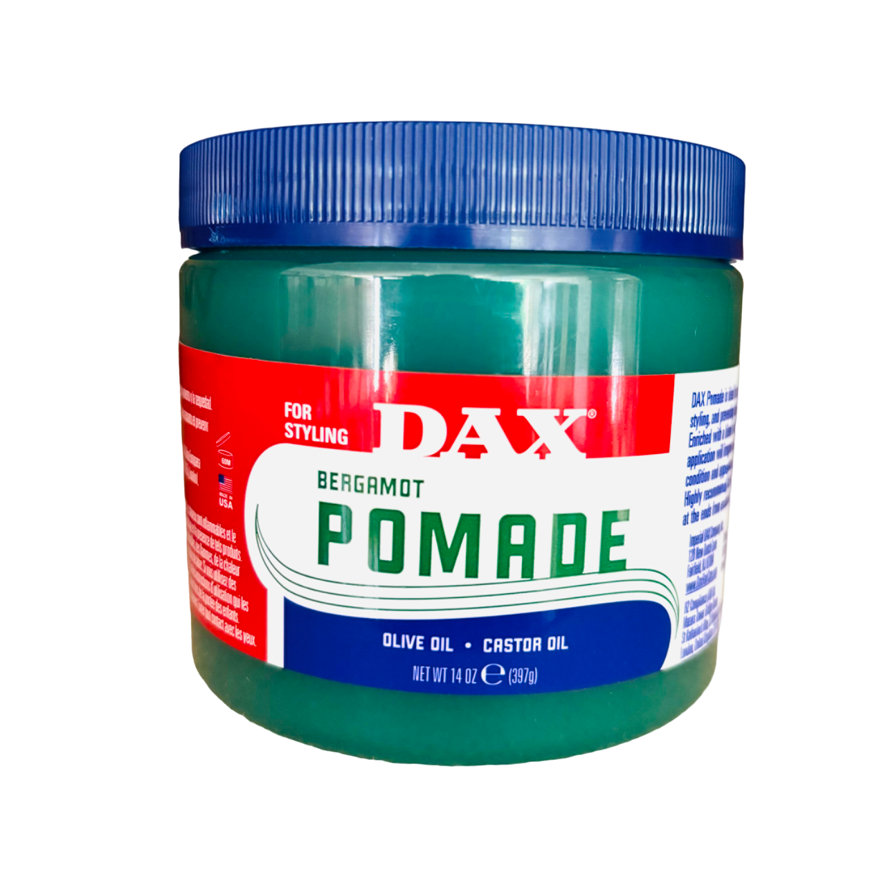 DAX Bergamot Pomade (green) - L 397g/14oz