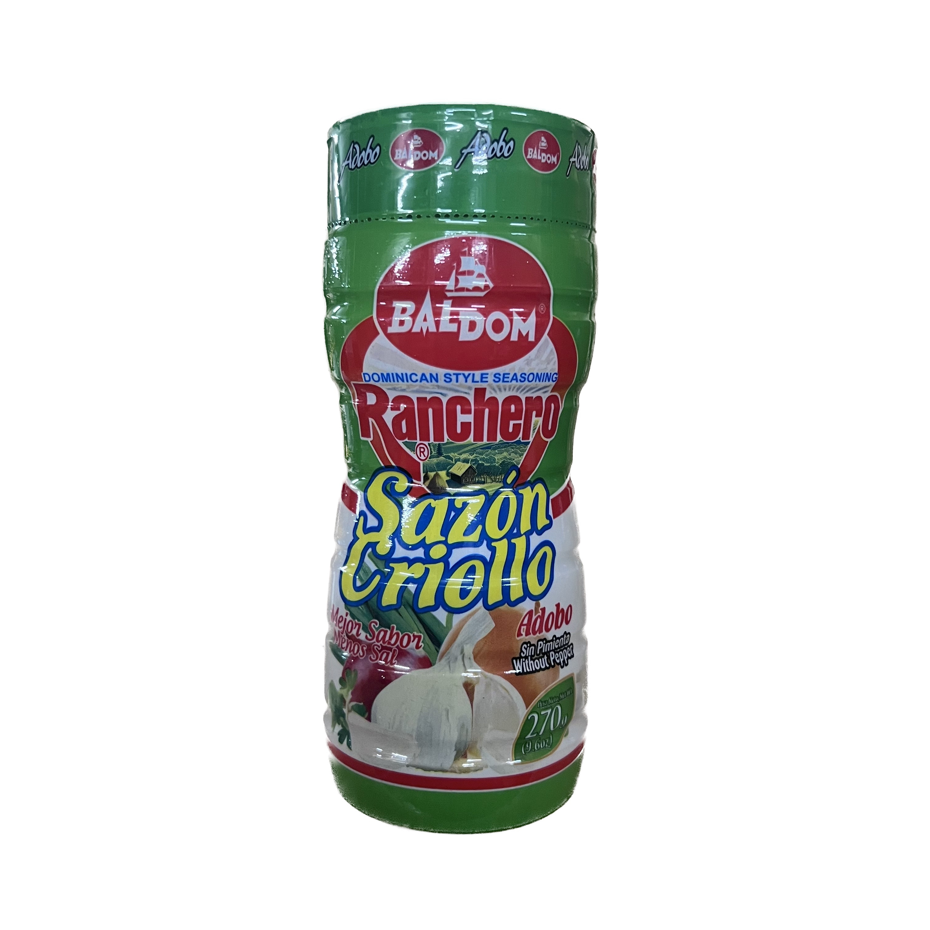 Ranchero Sazon CRIOLLO Adobo (green) - Baldom - SMALL 270g
