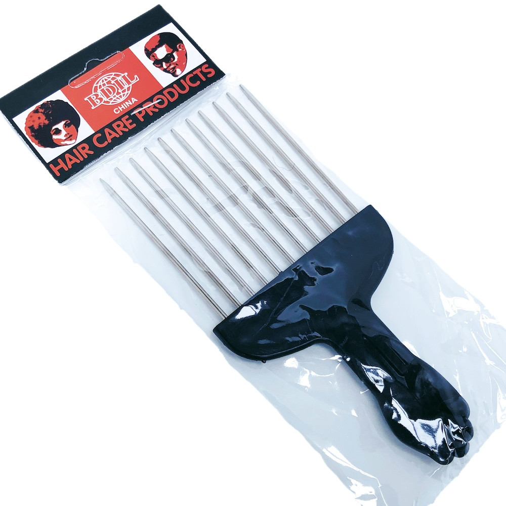 Comb Afro Metal BDIL Afro Pik - Pack of 12pc