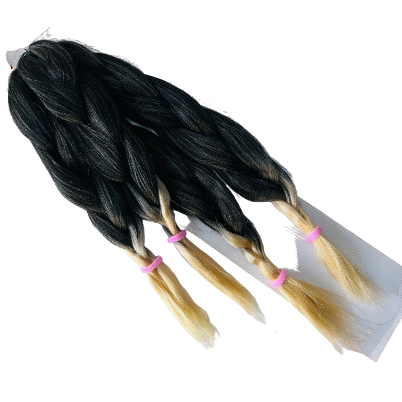 X-Pression Pre-Stretched Two-Tone #1B/613T (Togo) SHORT - 4 Strands, 2 Lengths  /  AKTION
