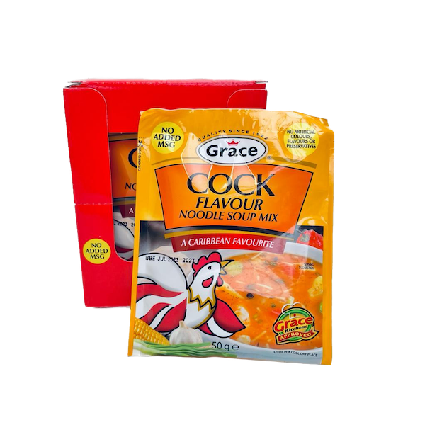 GRACE - Cock Flavour NoodleSoup Mix - 12x50g