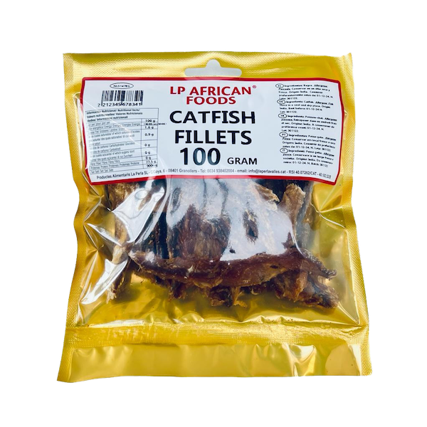 Catfish Fillets smoked/fumés - LP African Food - (20ppc) 100g