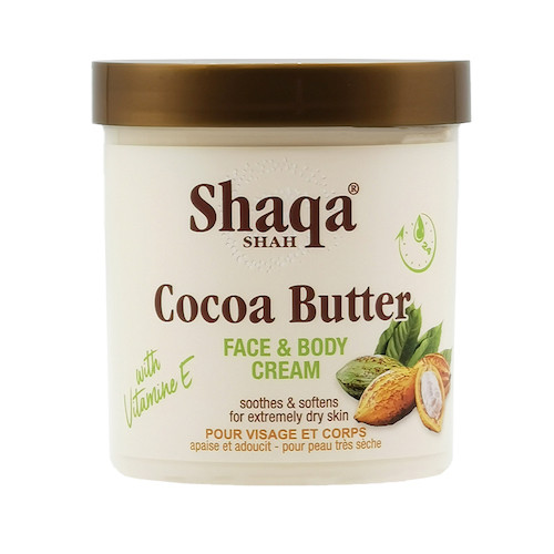 Shaqa Shah - Cocoa Butter Face & Body Cream - (jar) 450ml