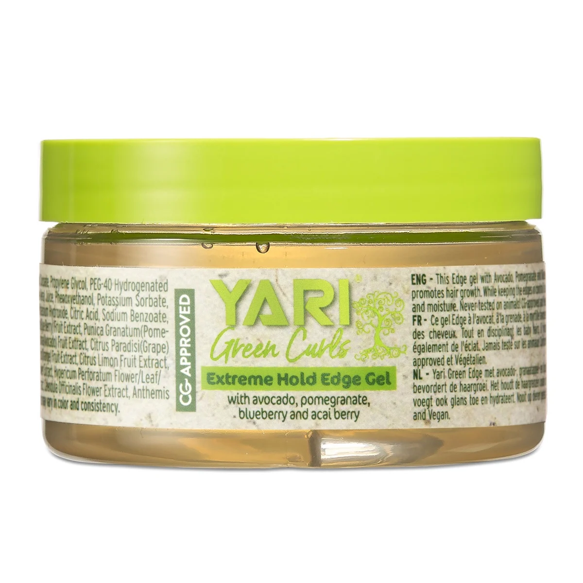 YARI Green Curls Extreme Hold Edge Gel 125ml