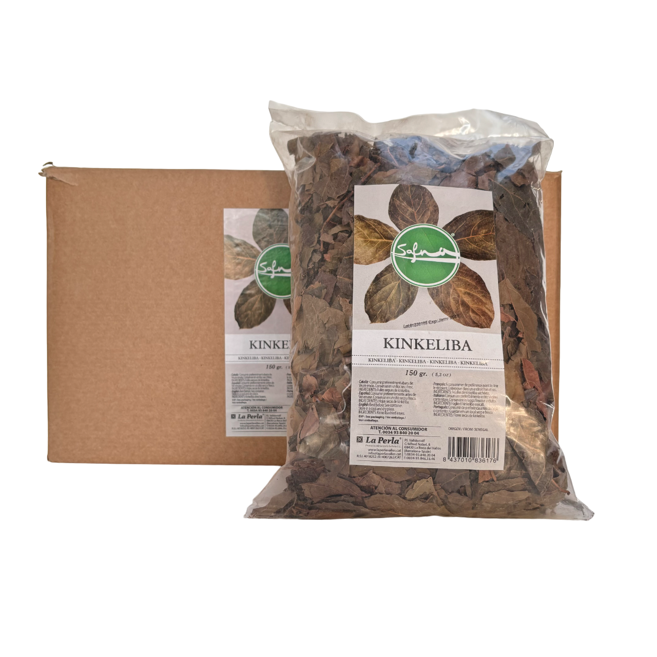 Kinkeliba Feuilles/Leaves - Safna (Sénégal) - Crt. 10x150g (big)