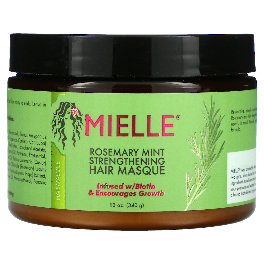 Mielle - Rosemary Mint Strengthening Hair Masque - 12oz