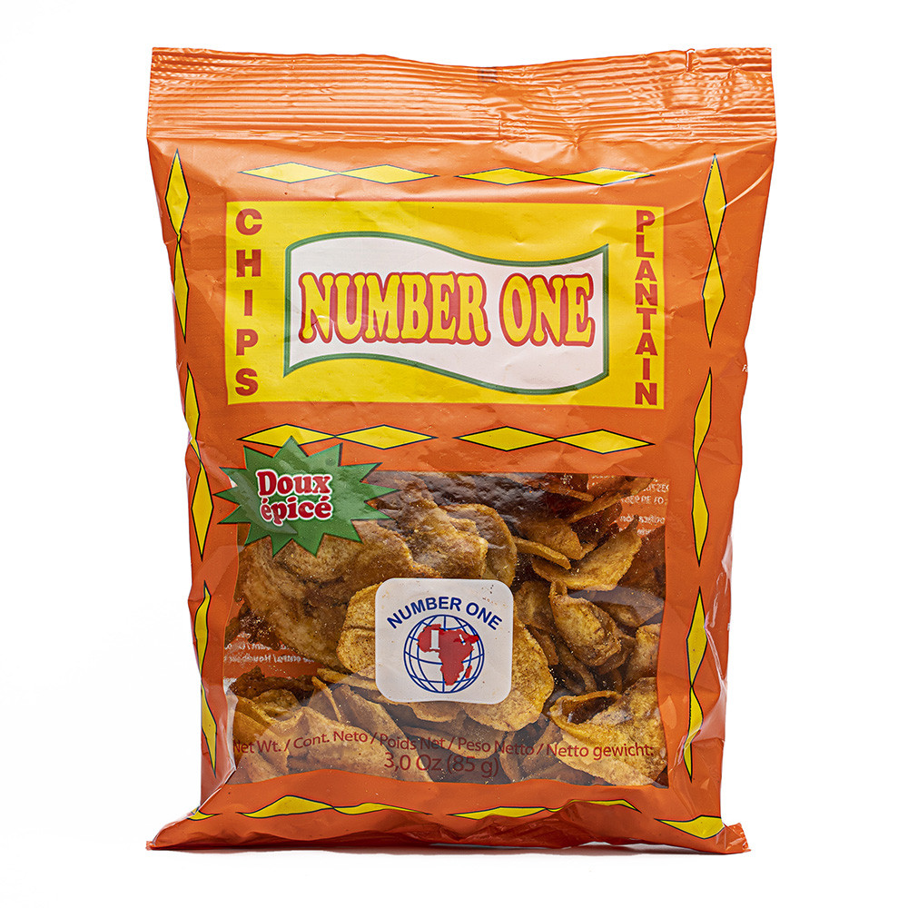 Plantain Chips Epicé / Pikant - Number One - Carton 20x85g