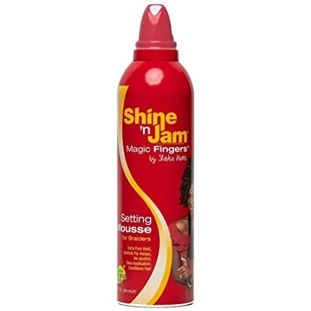 Ampro - Shine 'n Jam Magic Fingers Setting Mousse (red) - 12oz