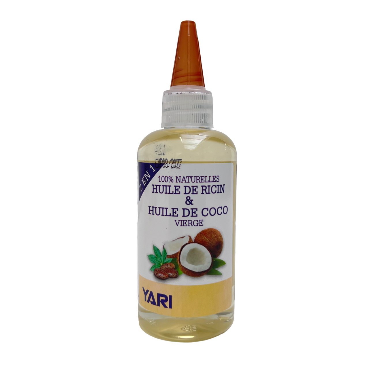 Yari 100% Natural CASTOR & Virgin COCONUT Oil - (small) 105ml