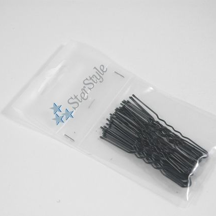 SterStyle - Hair Pins BLACK #13 (Small) - pack 12 x 24pcs