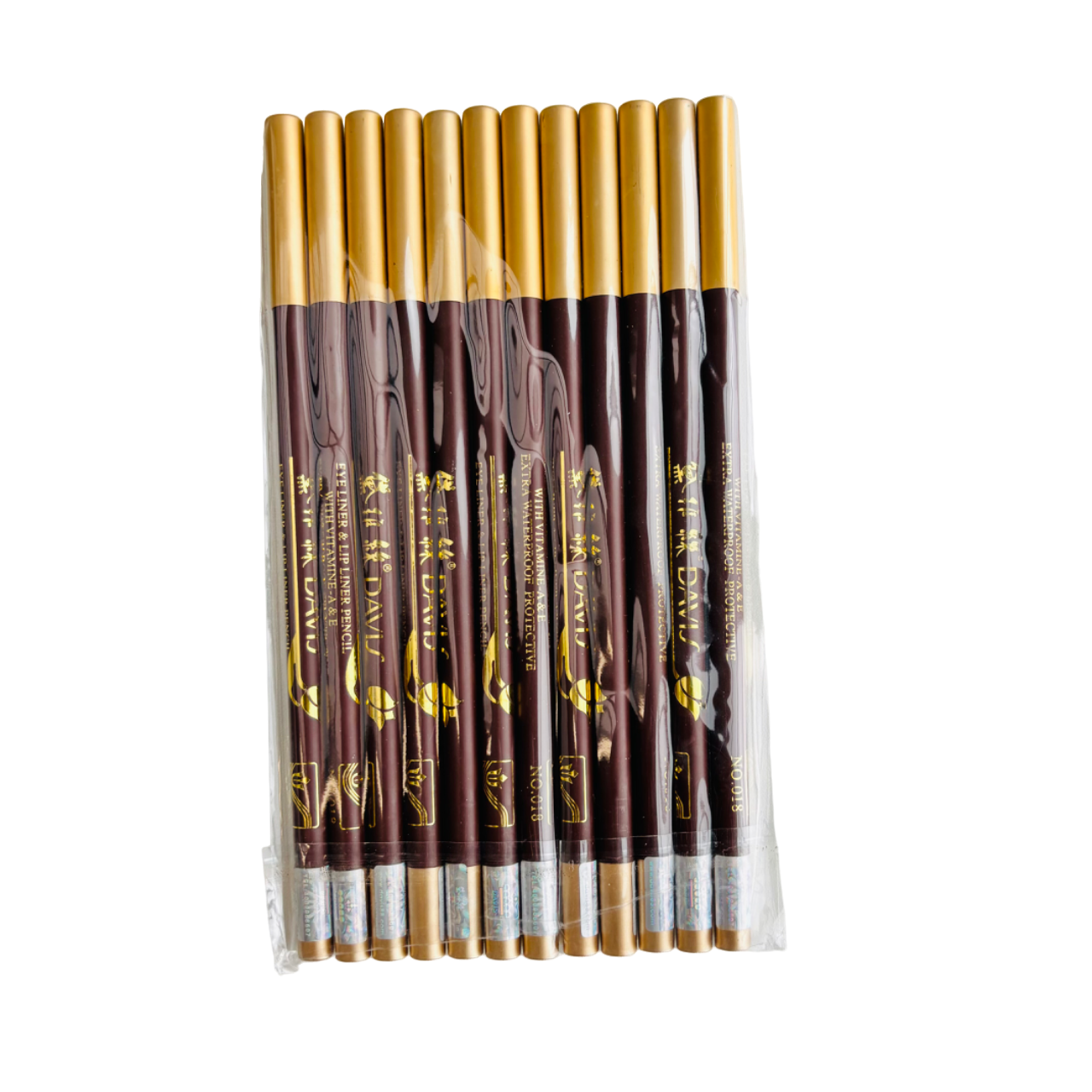 Eye Liner Pencil - #018 Medium Brown - pack of 12pcs