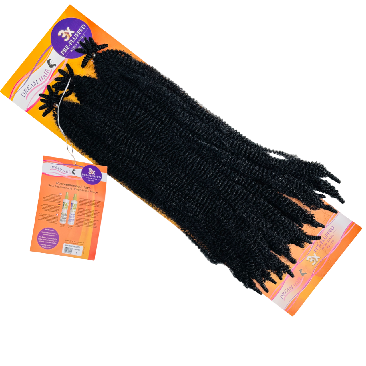 Dream Hair - Pre-Fluffed Afro Kinky Braid 24'' - 3pc #1