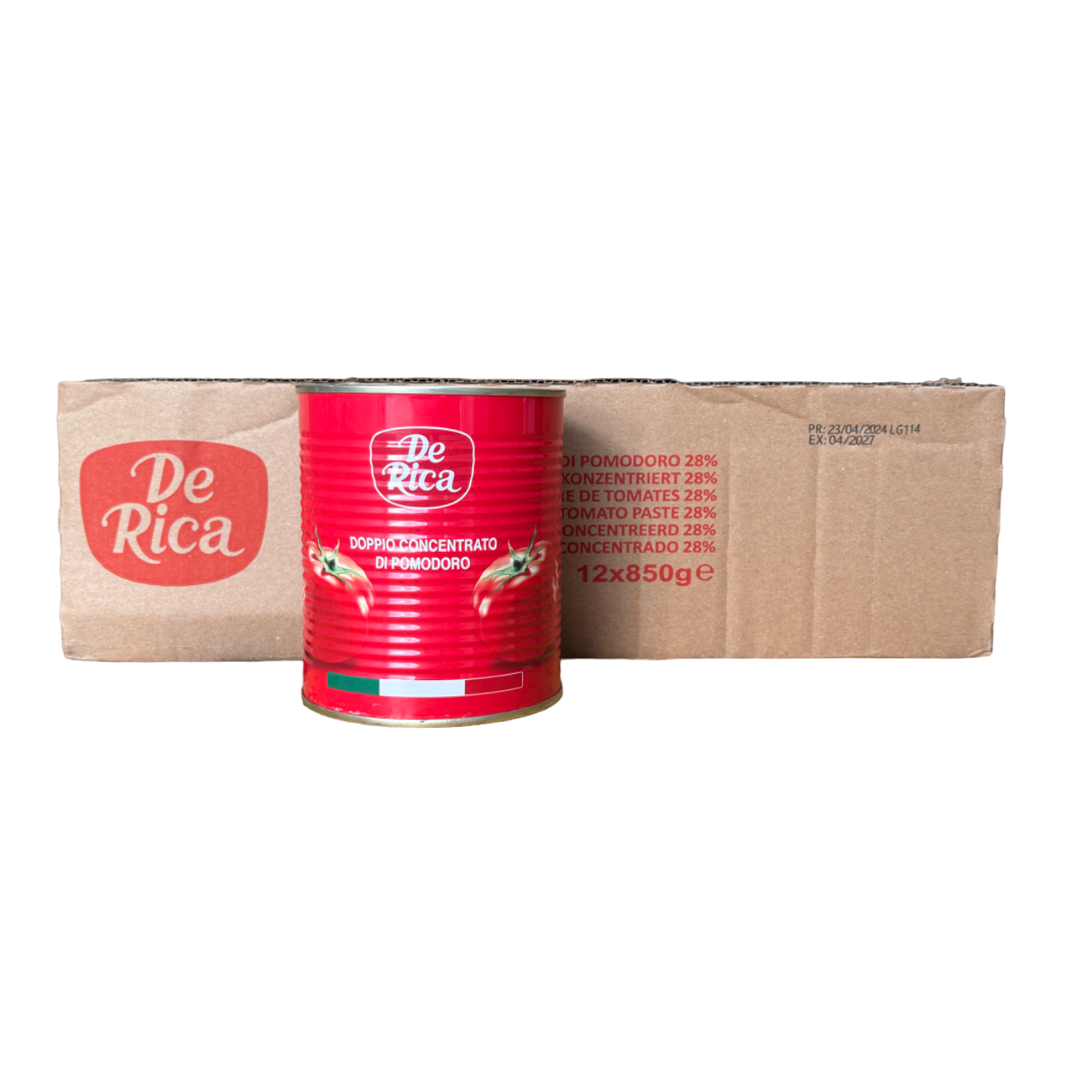 Tomato Concentrate - De Rica - XL Carton 12x850g