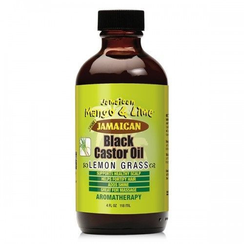 Jamaican Mango & Lime Black Castor Oil LEMON GRASS - (small) 118ml