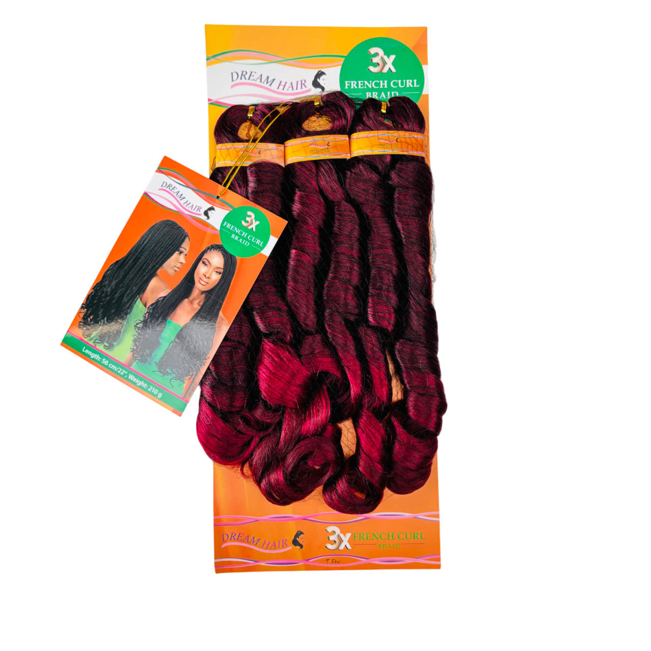 Dream Hair - French Curl Braid 22'' - 3pc #T530