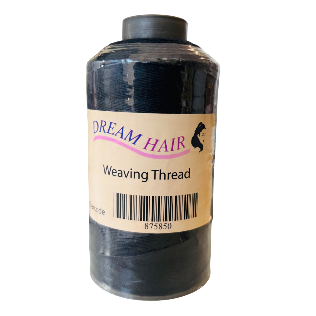 Dream Hair - Weaving Thread Non-Elastic BLACK (code 875860) - 12.5cm