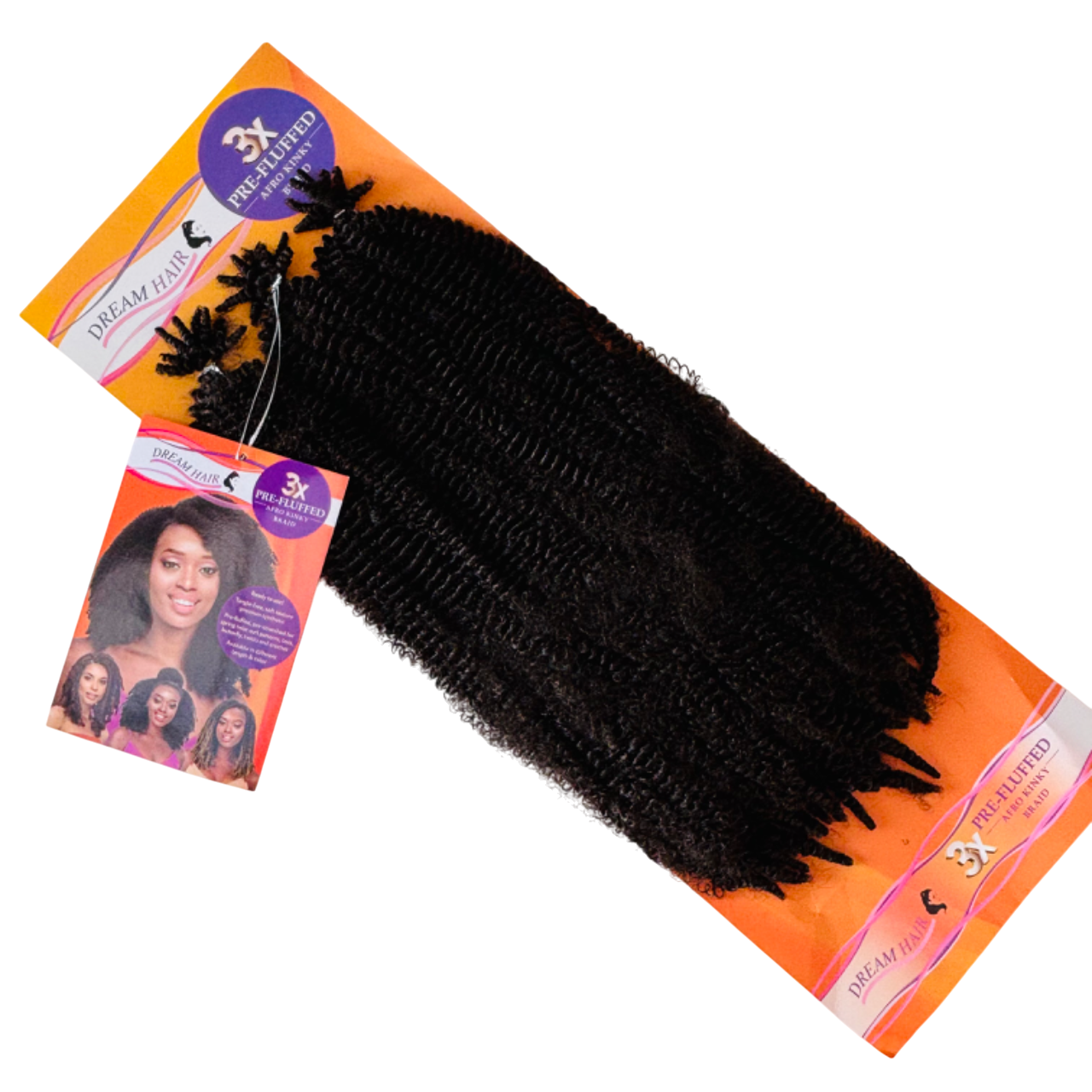 Dream Hair - Pre-Fluffed Afro Kinky Braid 20''' - 3pc #4