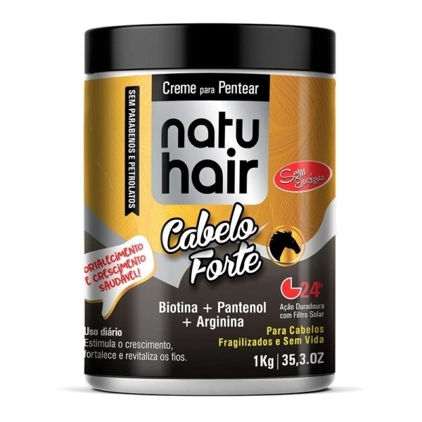 NatuHair - Creme Para Pentear / Conditioner CABELO FORTE - 1kg  #741082